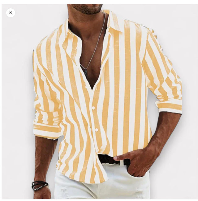 Striped Casual Loose Shirt