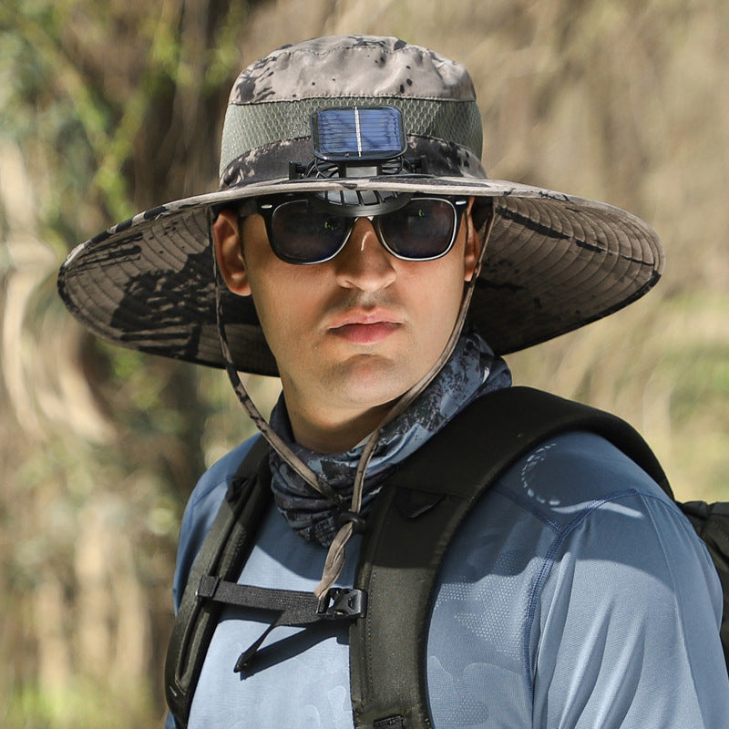 🔥Summer Essential – Solar Fan Cooling Hat for Outdoors & Beach