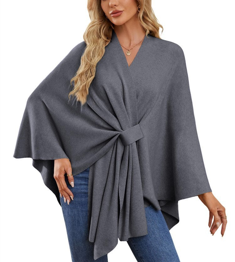 The LuxeFlow™ Cape Shawl