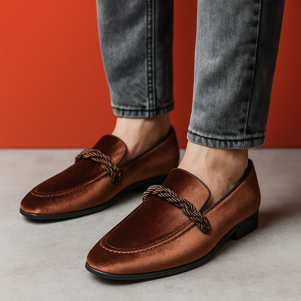 Monte Carlo Velvet Loafers