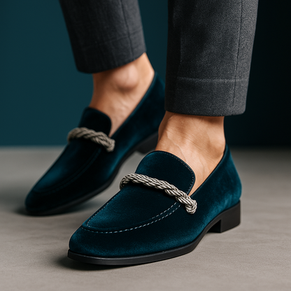 Monte Carlo Velvet Loafers