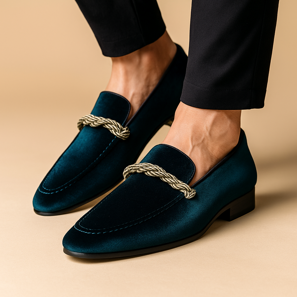 Monte Carlo Velvet Loafers