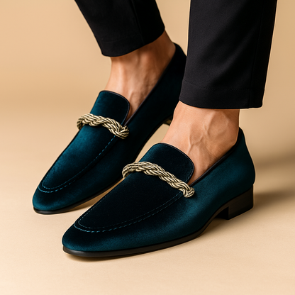 Monte Carlo Velvet Loafers