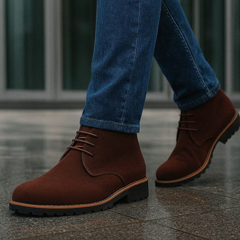 Orvella Classic Leather Chukka Boots