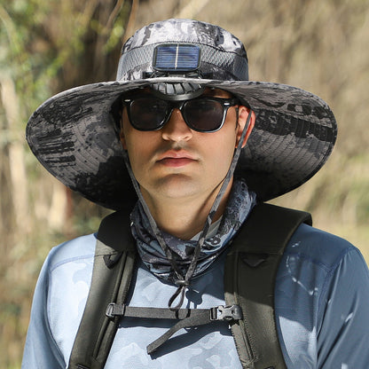 🔥Summer Essential – Solar Fan Cooling Hat for Outdoors & Beach
