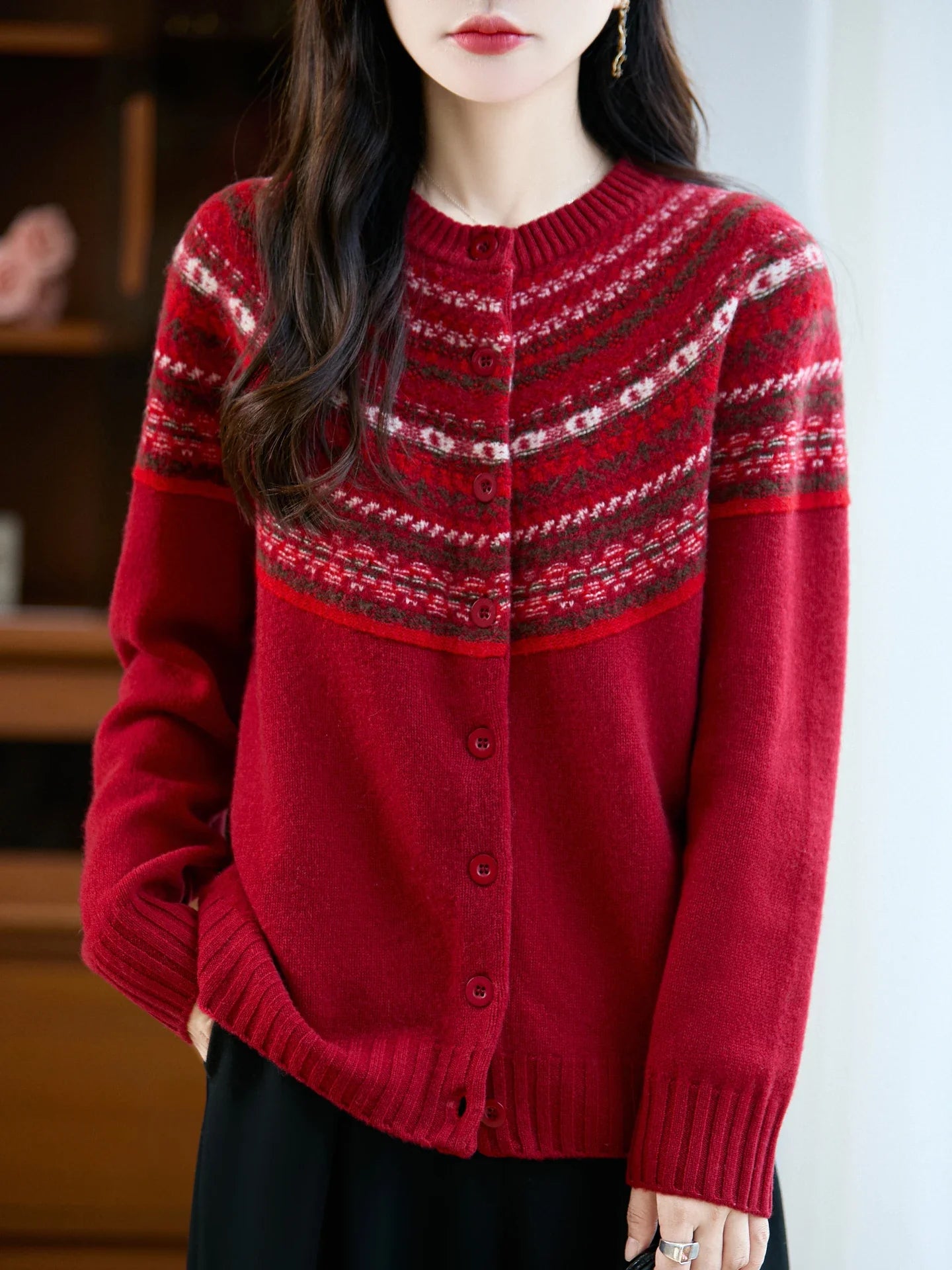 Sigrid Fair Isle Cardigan