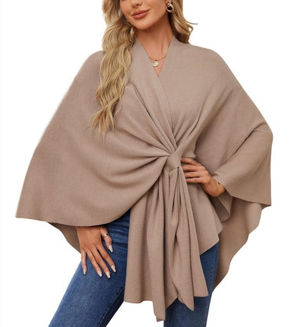 The LuxeFlow™ Cape Shawl