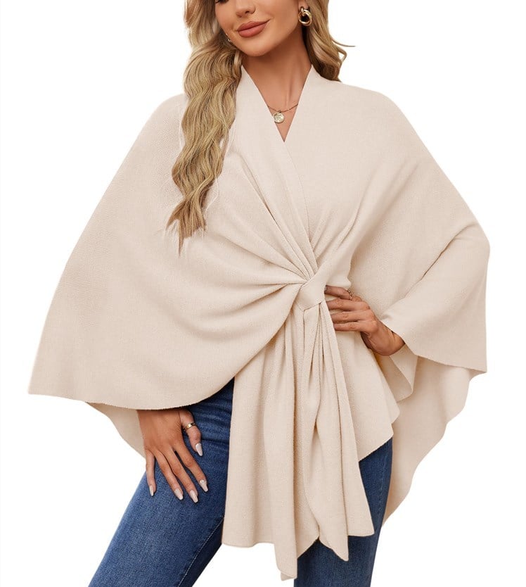 The LuxeFlow™ Cape Shawl