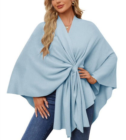 The LuxeFlow™ Cape Shawl