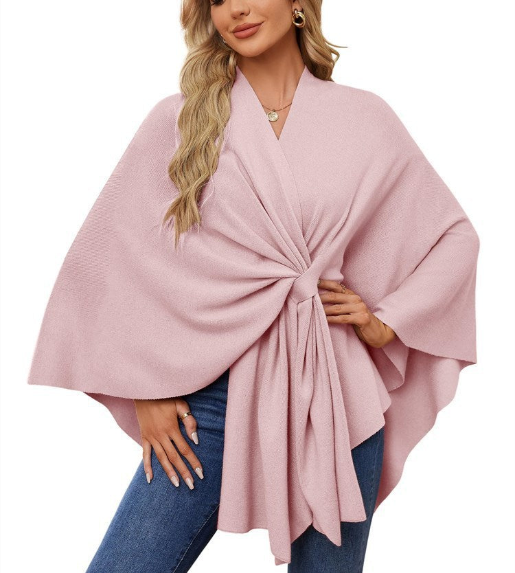 The LuxeFlow™ Cape Shawl