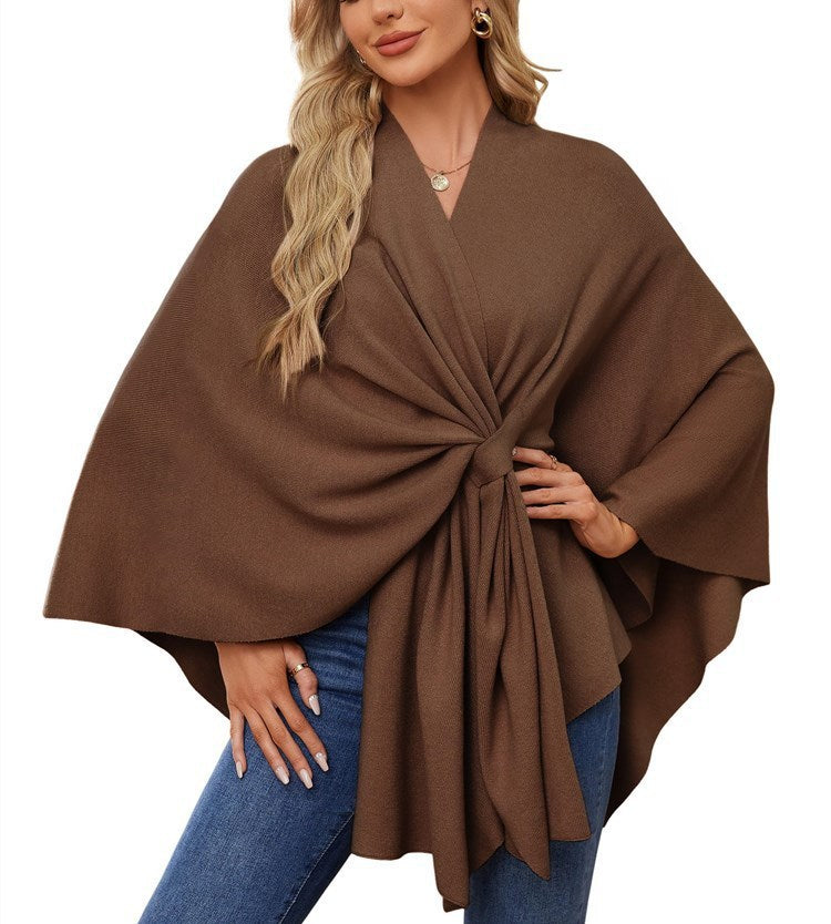The LuxeFlow™ Cape Shawl