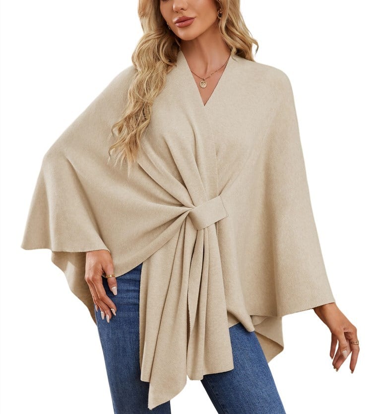 The LuxeFlow™ Cape Shawl